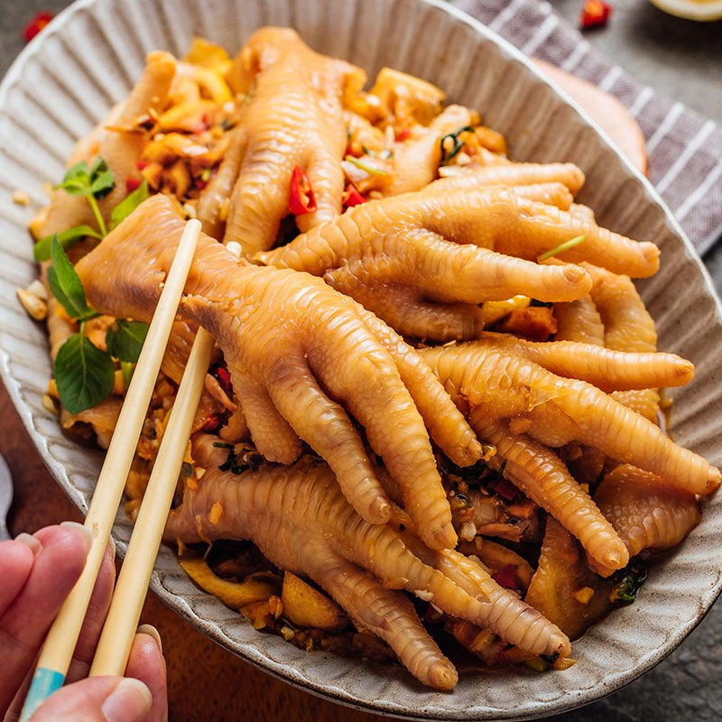 正大食品CP 鸡爪 1000g/袋 烤鸡爪卤鸡爪卤味鸡爪卤鸡脚 烧烤食材卤味卤煮食材