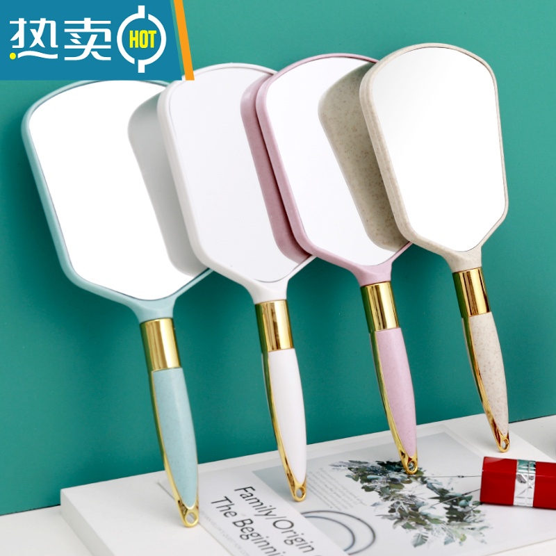 敬平化妆镜子led带灯折叠宿舍台式美妆小镜子桌面便携随身化妆镜学生 方镜3档单色光[充电款2000MA]便携式用镜高清大图