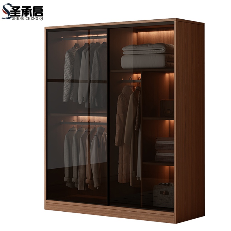 圣承启挂衣柜140cm台高清大图