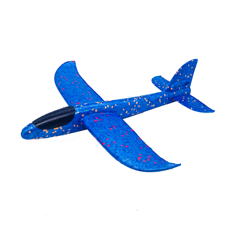 泡沫飞机模型手抛滑翔机网红回旋飞机玩具户外亲子航模儿童飞机36cm
