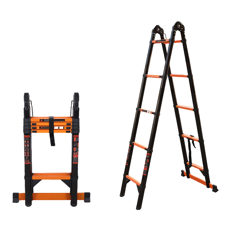 围达 碳钢伸缩梯 2.1m+2.1m(2×5步) 个高清大图