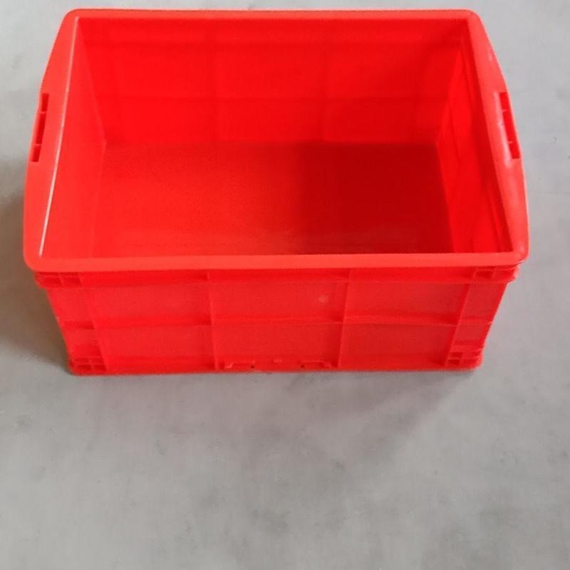 400-160(外径450*330 红色 物流周转箱加厚长方形大号带盖储物收纳盒子养龟箱胶箱塑料筐胶