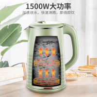 荣事达(Royalstar)电热水壶 1.8L大容量电水壶 家用大功率304不锈钢烧水壶高温消毒防干烧水瓶GS18A25