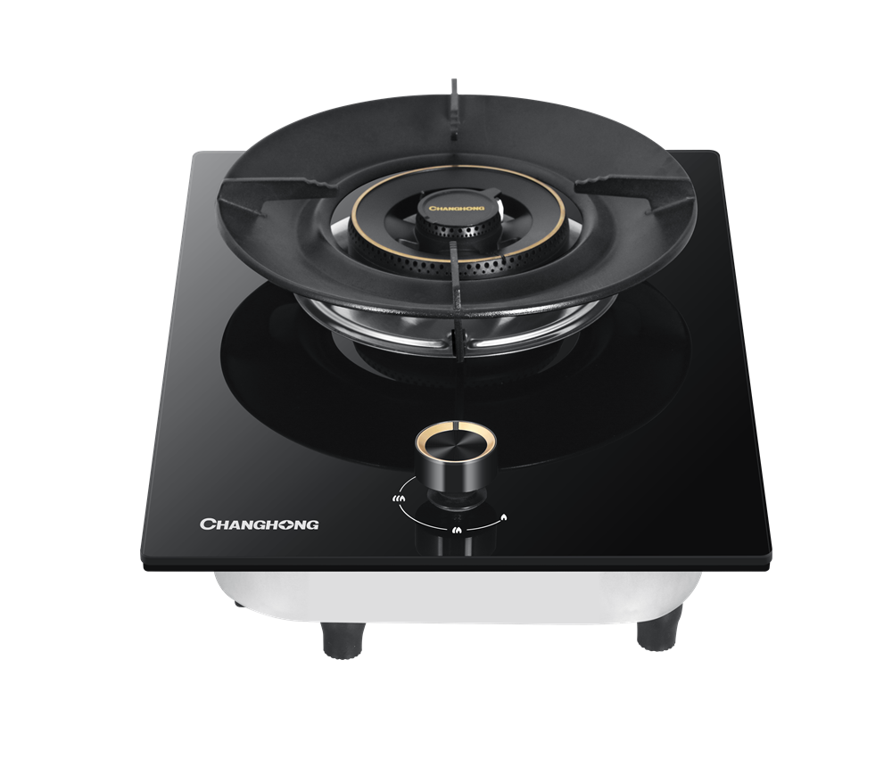 长虹(CHANGHONG) 5.2kW猛火 70%热效率 铜火盖一级能效 天然气12T 台嵌两用单眼灶JZT-D255高清大图