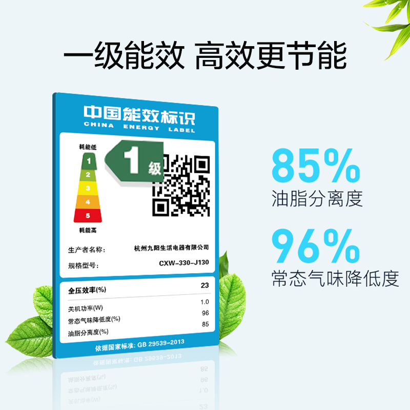 九阳(Joyoung)大吸力抽油烟机家用老式烟机脱排小型厨房壁挂式吸油烟机J130高清大图