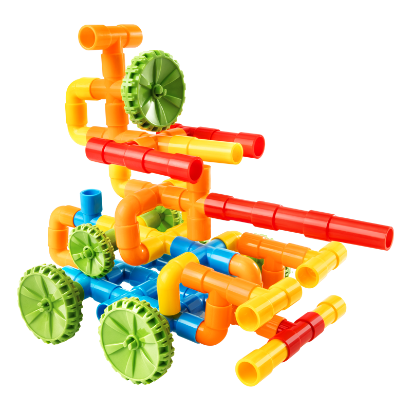 儿童水管道积木玩具益智2拼装拼接拼插智力4益智3到6岁男孩女宝宝