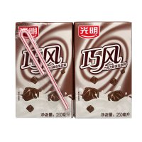 光明巧风牛奶250ml*24盒整箱朱古力巧克力味乳饮料
