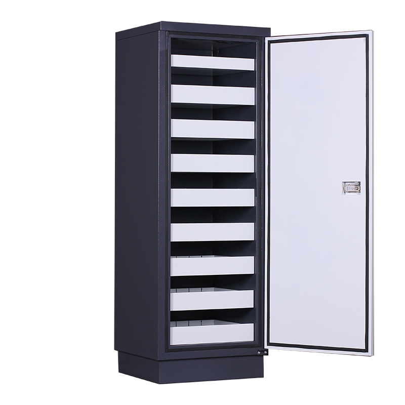 东港家具 九抽全钢制防磁柜 磁盘防磁柜 光盘cd信息安全柜 存储柜