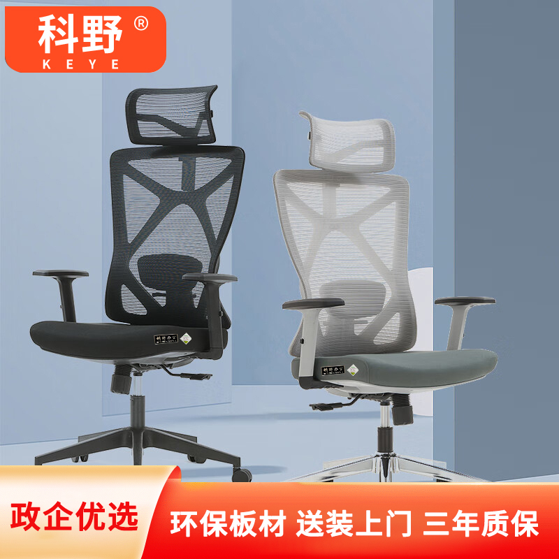 科野 办公椅人体工学电脑椅可躺家用学习椅子久坐舒服