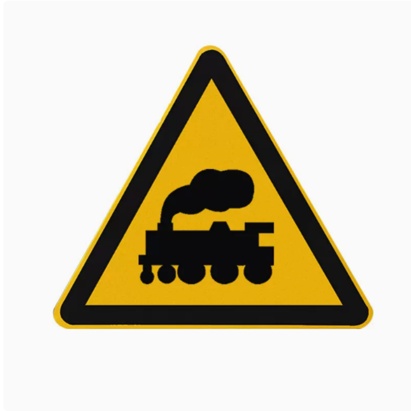 铁驰 道口无人看守牌 等边三角60cm高清大图