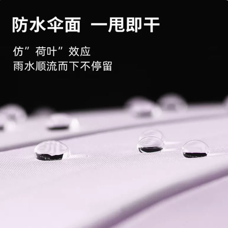 嘉创优品 防水套雨伞 大号带伞套车载自动长柄伞 直径107cm香芋紫高清大图