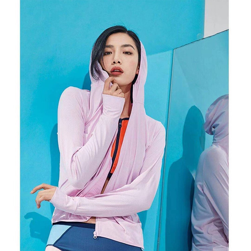 七梭 夏季 女装皮肤衣 粉色 2XL