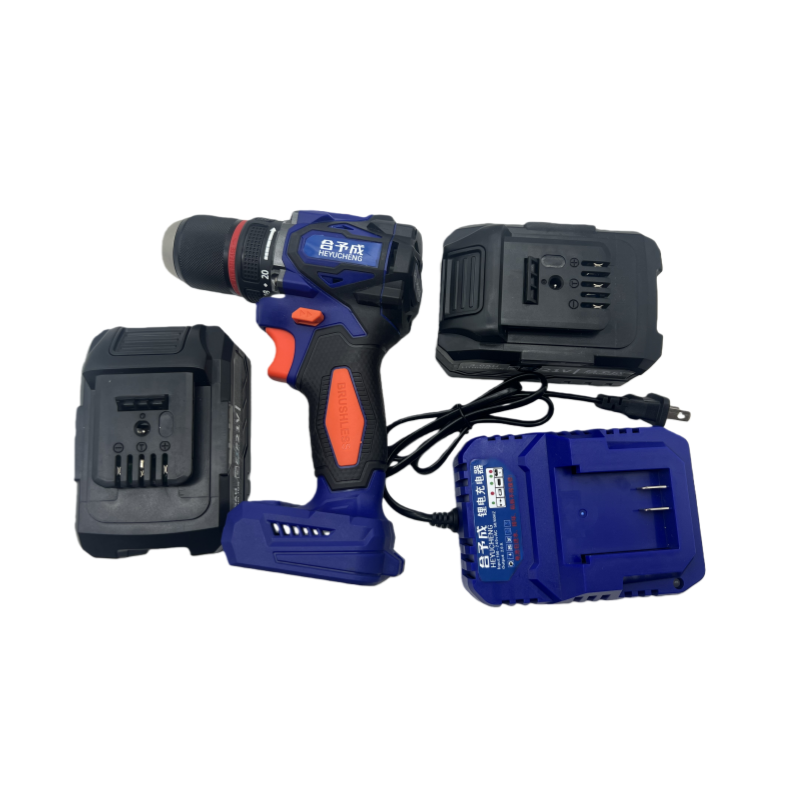 合予成新款锂电充电钻大钢炮大扭力专业级21013T正反转调速 合予成21013T锂电钻