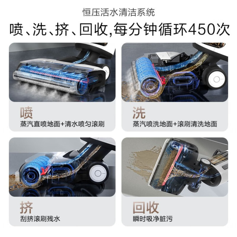 添可(TINECO) 智能无线蒸汽洗地机芙万Steam2.0高清大图