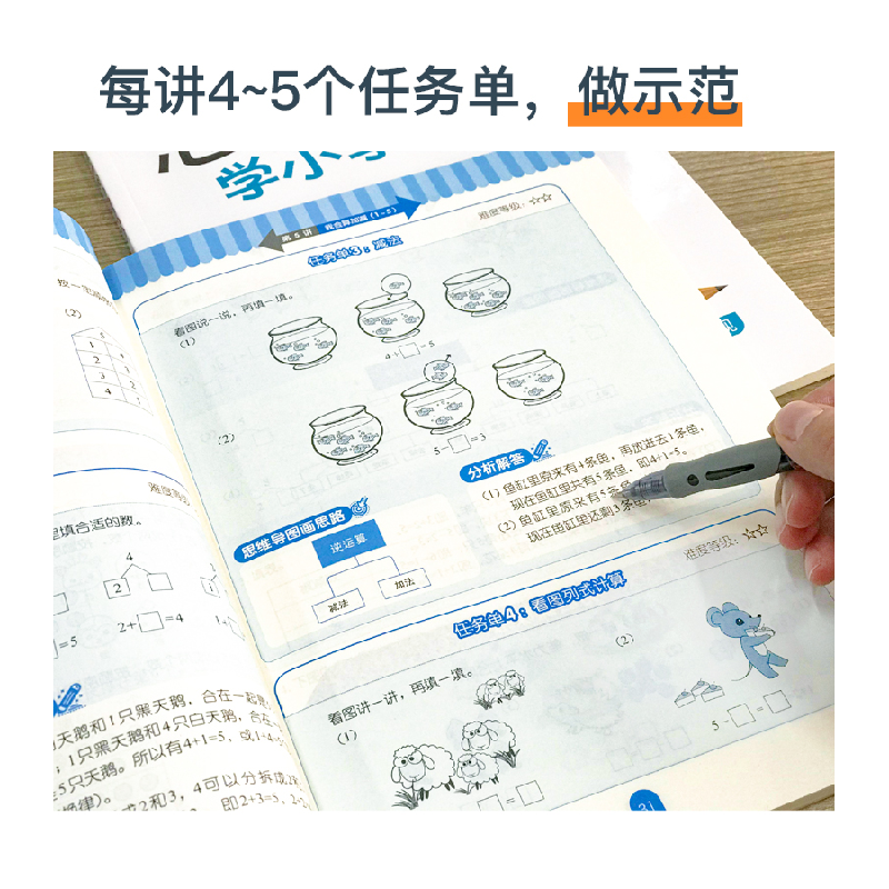 醉染图书用思维导图学小学数学(1年级)9787562860高清大图