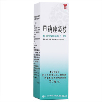 【送爽肤水】东药甲硝唑凝胶20g 去黑头粉刺祛痘痤疮酒渣鼻软膏甲硝锉