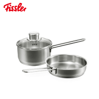 德国菲仕乐fissler14厘米单柄奶锅16厘米单柄煎锅两件套组EM0051011405