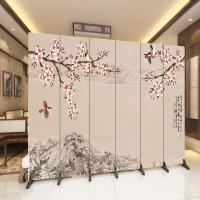 定制屏风隔断山水客厅卧室玄关办公室折叠遮挡装饰移动折屏背景墙_1_620 单扇（0.4M宽2M高）