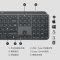 罗技(Logitech) MX KEYS无线蓝牙键盘可充电背光家用便携商务办公跨屏薄款高端鼠标