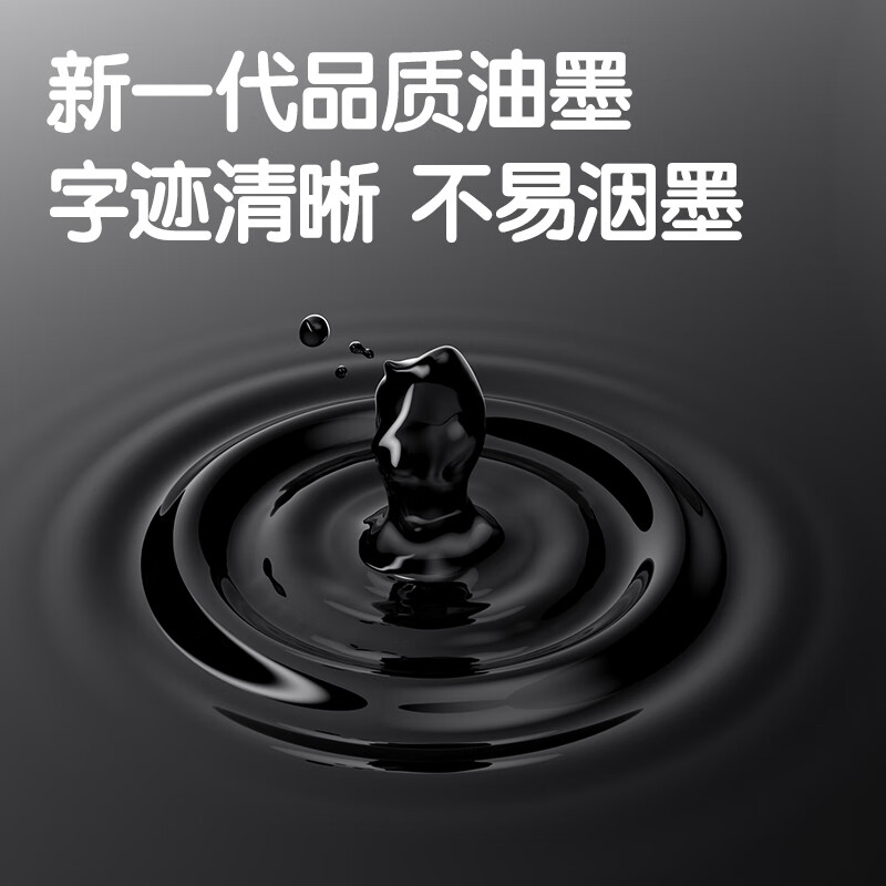 得力(deli)SA68刷题秒干按动学生中性笔0.5mmST头(黑)(支)[12支,整盒]高清大图