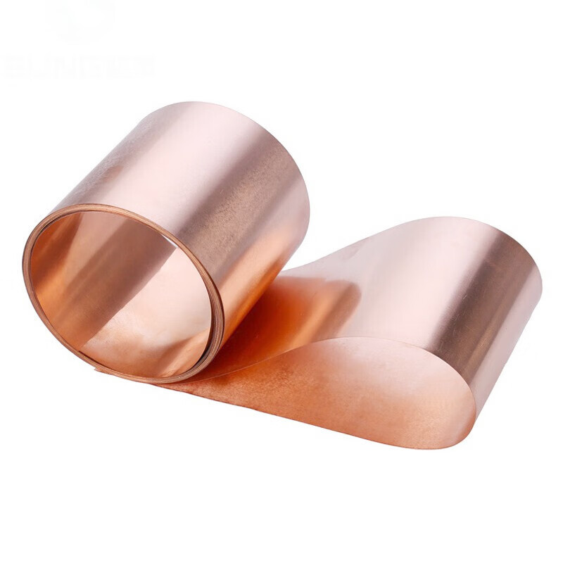 海斯迪克 紫铜片铜皮铜箔紫铜带 T2紫铜板 0.5mm*200mm*1米