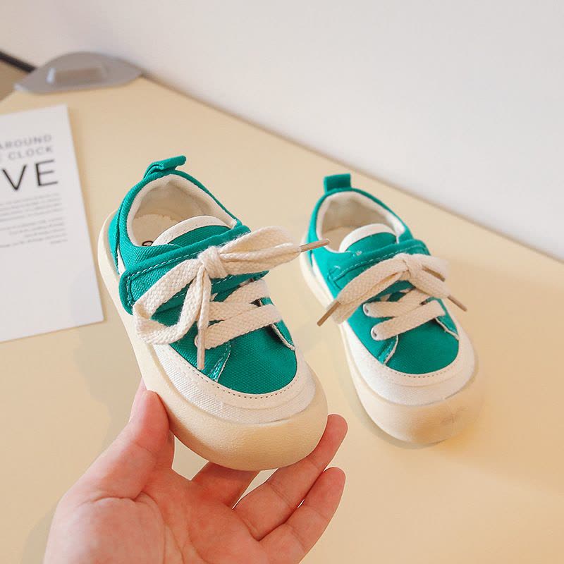 2022秋季新款童鞋 男女童韩版帆布鞋 休闲童鞋大头鞋莎丞图片