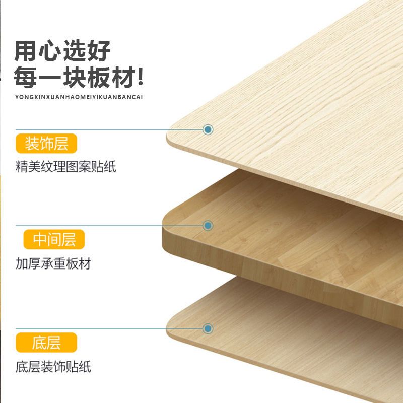 (平面款)镀锌腿[50X30X27] 颜色随机发 床上电脑桌大学生宿舍上铺懒人可折叠小桌子家用寝室简约学习书桌