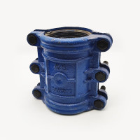 洁正康 铸铁哈夫节 DN50 长130mm(适用57-63管外径) 5个