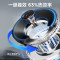 美的(Midea)燃气灶JZT-Q315-M天然气家用5.2kW猛火灶 台嵌两用 不锈钢面板 线性精控 一级能效