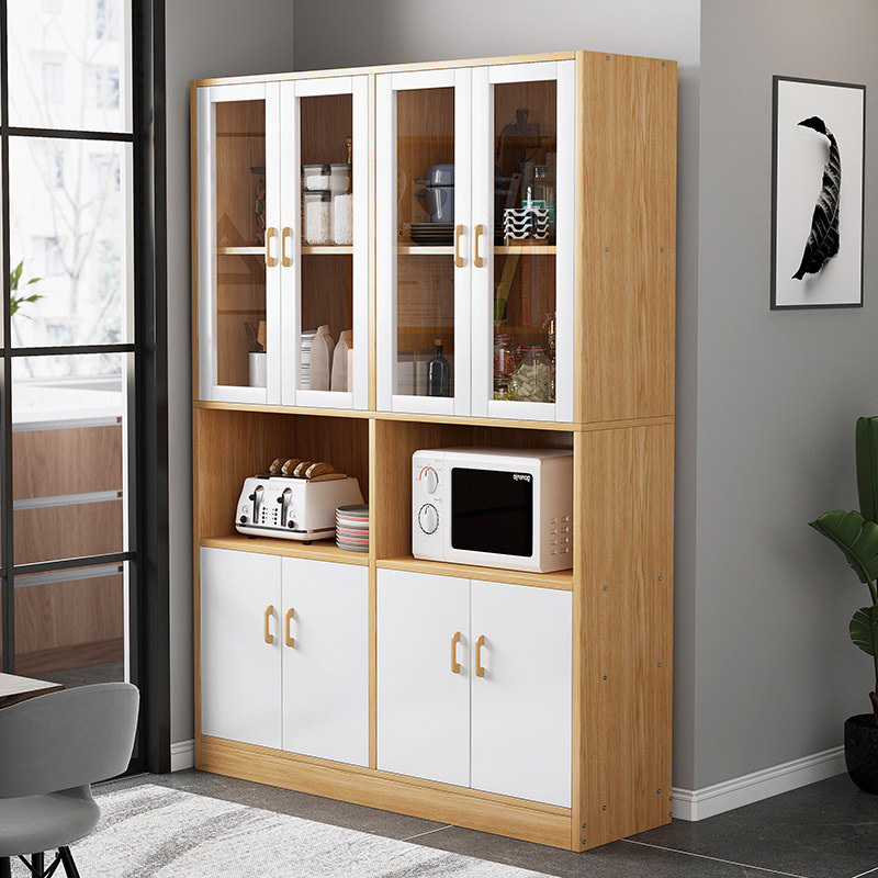 柜碗柜厨房橱柜置物柜柜子曼莎佳人储物柜酒柜现代简约客厅靠墙收纳柜