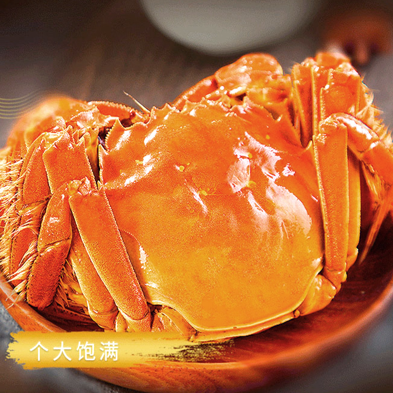 礼券 阳澄绿洲 阳澄湖大闸蟹礼券698型 公蟹3.0两*4只 母蟹2.5两*4只 大闸蟹礼品卡 卡券 礼品