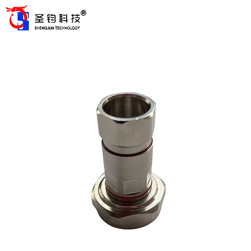圣钧科技SHENGJUN TECHNOLOGY 1/2馈线接头 DIN型公头+个高清大图