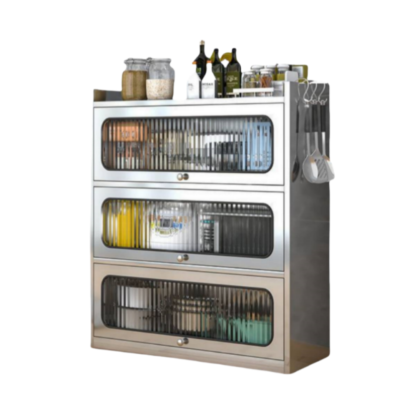 荺炬餐边柜三层900mm台高清大图