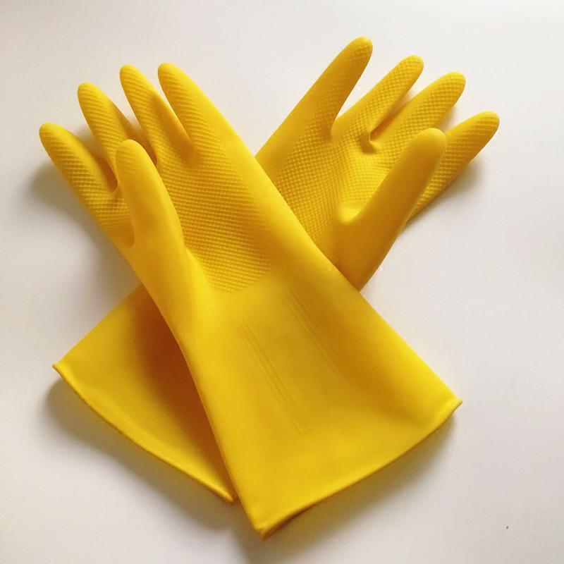 加厚牛筋乳胶洗衣家务家用洗碗橡胶胶皮手套耐用防水耐磨洗碗