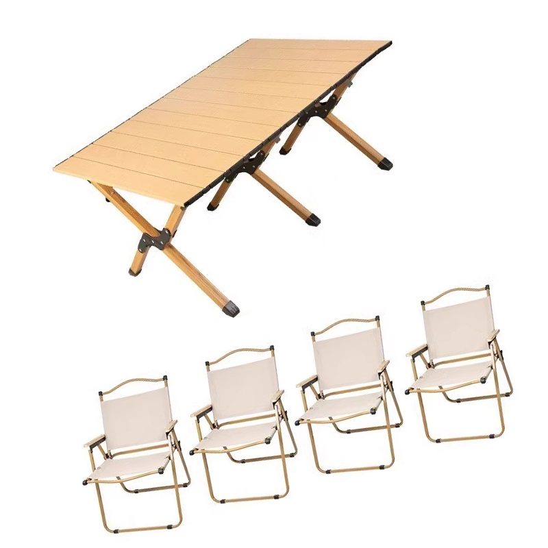 翼澜 户外桌椅 4椅 套高清大图