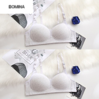 波迷娜（BOMINA)品牌文胸薄款内衣女无钢圈学生少女高中生大学胸衣聚拢小胸罩文胸初中生薄款