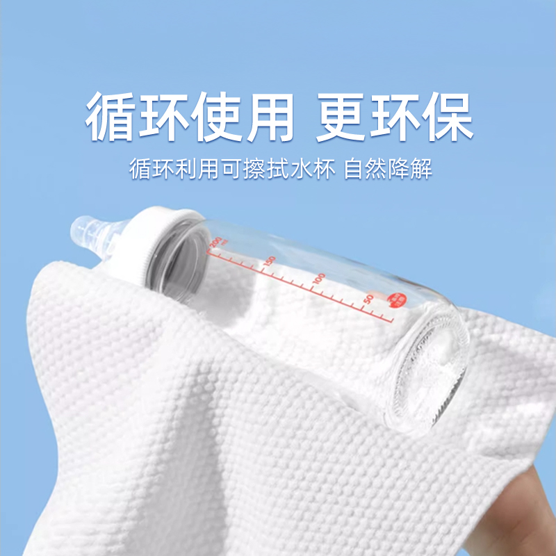 洁丽雅洗脸巾一次性纯棉擦脸不掉毛洗面洁面巾官方旗舰店高清大图