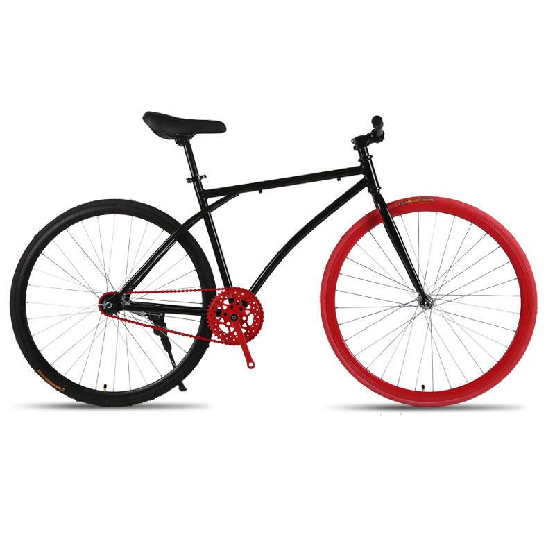 2426寸死飞自行车单速倒刹304060刀圈男女式公路车视频