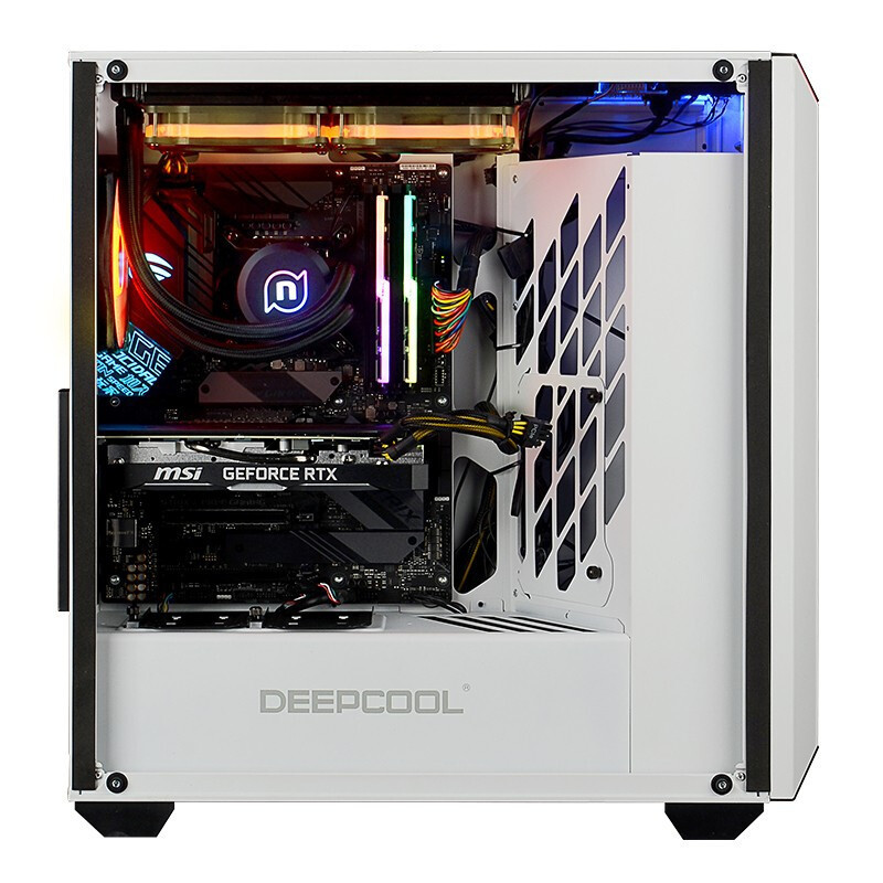 宁美国度i7 9700K/RTX2070Super高端水冷组装机台式电脑吃鸡游戏主机