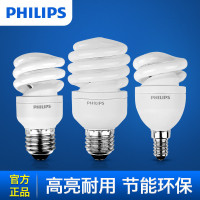 飞利浦(PHILIPS)螺旋节能灯泡E27螺口15W节能黄白光