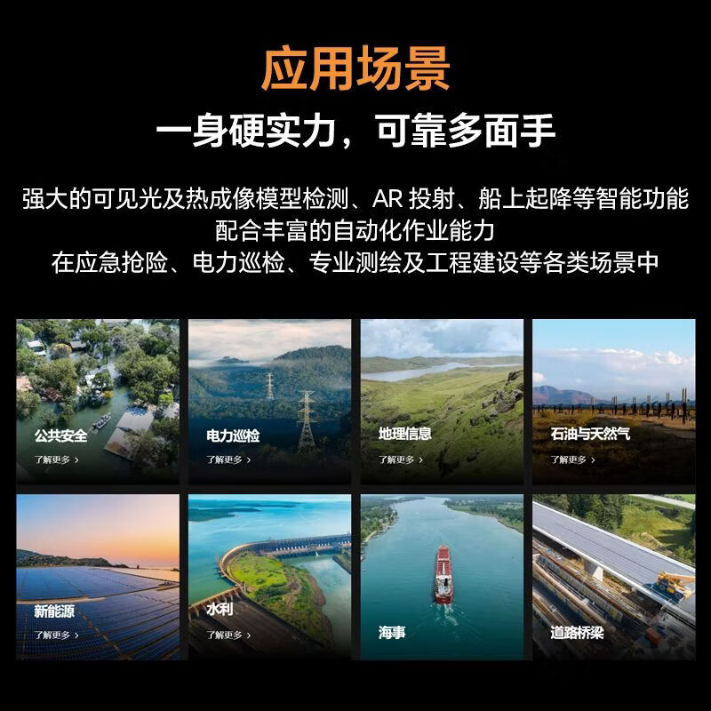 大疆无人机高清航拍测绘 智能应急救援 经纬M400 中型旗舰机[1块TB100电池+DY3000A系留电源]高清大图