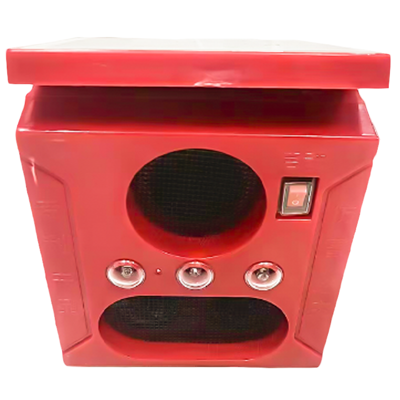 鸿灵睿芯RX-JSD03 DC3.7V 4W IP65 75次/min LED太阳能声光警示灯 (计价单位:盏)红色高清大图