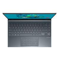 华硕(ASUS) 灵耀14 14.0英寸轻薄商务办公笔记本电脑( 英特尔酷睿i5-1035G1 16G内存 512GSSD 100sRGB 人脸识别 带数字键)松木青