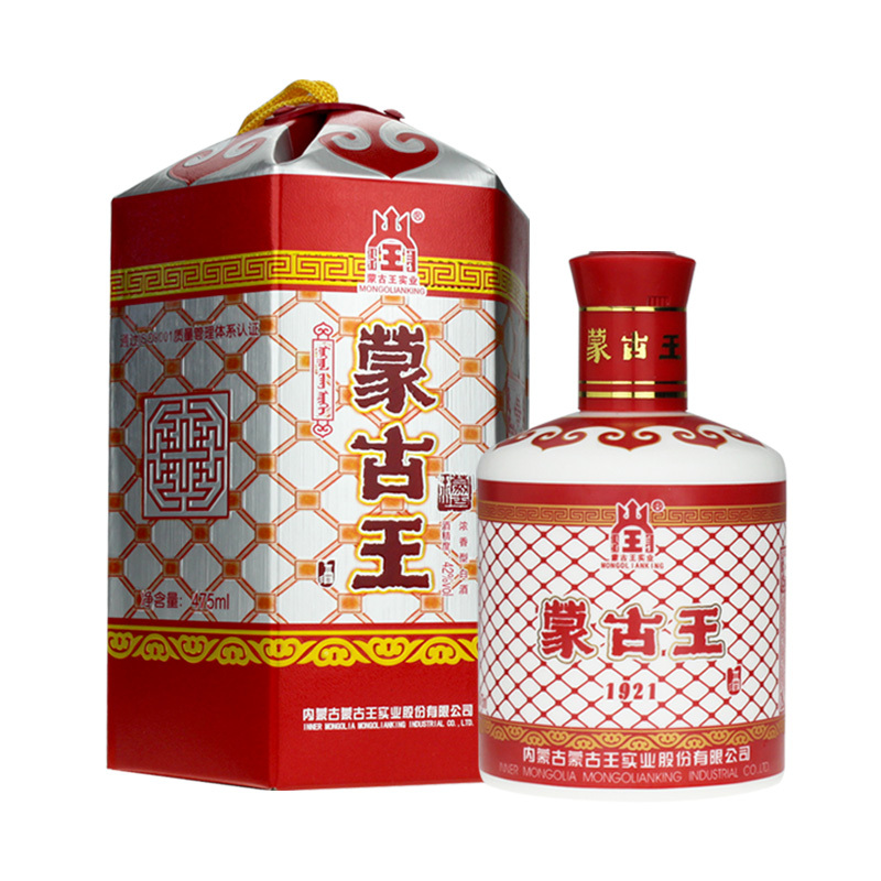 蒙古王42度红包单瓶475ml纯粮浓香型婚宴内蒙草原特产白酒视频