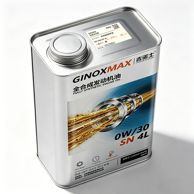 吉诺士 全合成发动机油 SN 0W/30 4L高清大图