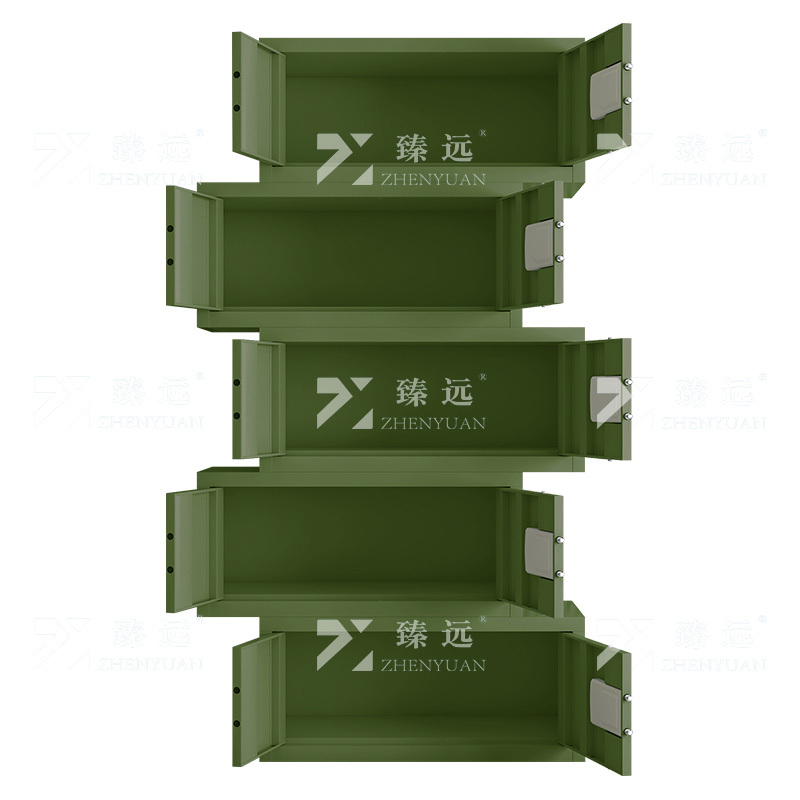 臻远 ZYJJ-80092 保密柜 绿色分体五节电子锁 长900*宽420*高2000mm 单位:1台