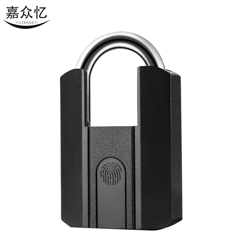 嘉众忆 大号智能指纹蓝牙防水挂锁65*21*85mm JZY-DS026 套