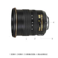 尼康(Nikon) AF-S DX 12-24mm f/4G IF-ED 尼康卡口 77mm口径 广角变焦镜头