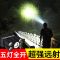 五头头灯强光野营可充电式钓鱼灯超亮头戴式LED矿灯手电998 三核强光-35000内置锂电