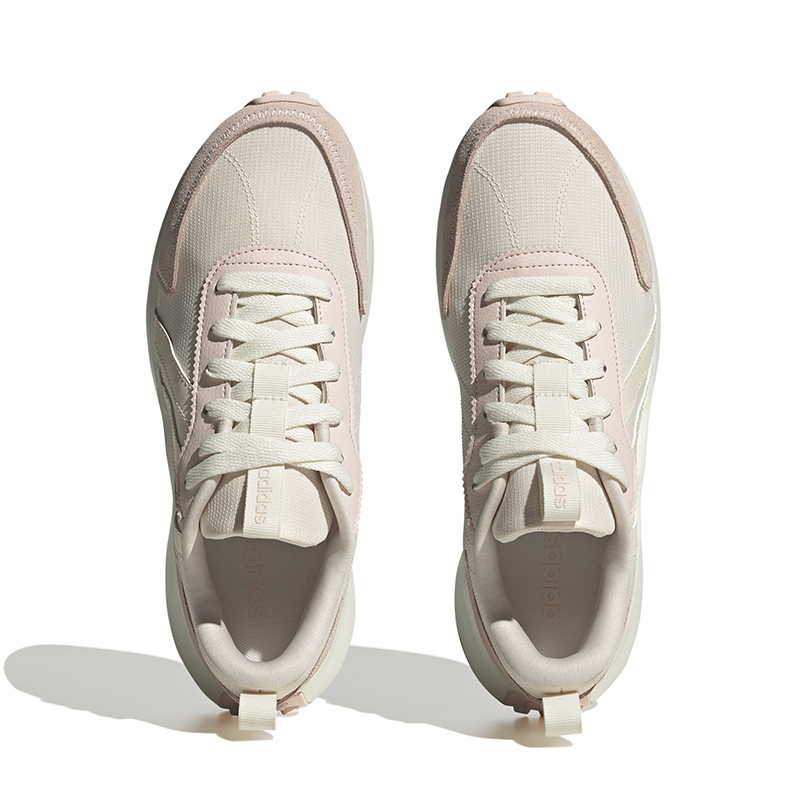 adidasneo减震防滑耐磨低帮运动休闲鞋女款米粉if8348